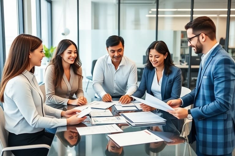 Integrated team of migration agents, recruiters and relocation experts